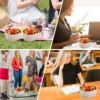 Reusable Silicone Food Storage Containers