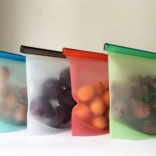 Reusable Silicone Food Storage Bag