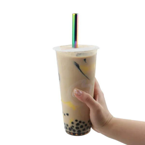 Wide Stainless Steel Smoothie Straws