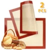 Non-Stick Silicone Baking Mats — Set of 2
