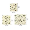 Reusable Beeswax Food Wraps — Set of 3