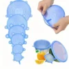 Adaptable Silicone Stretch Lids — 12 Pack