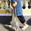 Reusable Cotton Net Grocery Tote