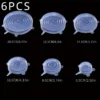 Silicone Stretch Lids — Set of 6