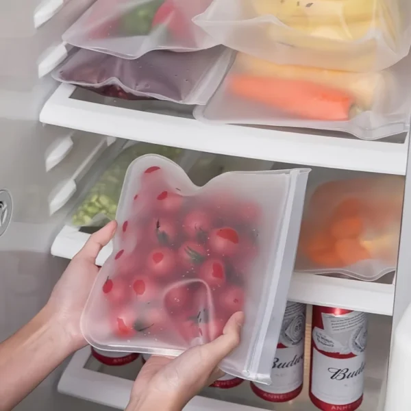 Silicone Food Storage Containers & Bags