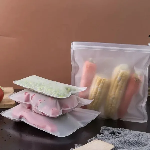 Silicone Food Storage Set — Bags & Containers