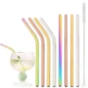 Stainless Steel Straw Set — 8 Piece