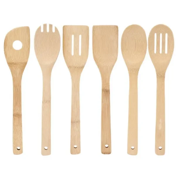 Bamboo Wooden Cooking Utensil Set