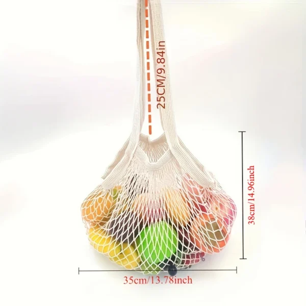 Reusable Cotton Net Grocery Tote