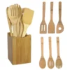 Bamboo Cooking Utensils — 6 Piece Set