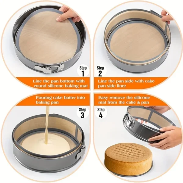 Reusable Silicone Baking Mats — 2 Pack