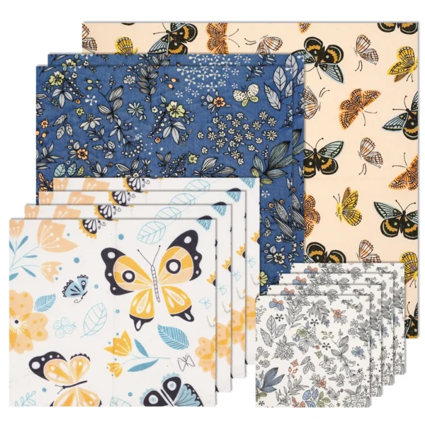 S6ef7f2c81e434b518bdd27ad434afa9eK-1.webp Beeswax Food Wraps — 11-Pack Set