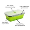 Collapsible Silicone Bento Lunch Box