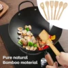 Bamboo Wooden Cooking Utensil Set