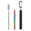Telescopic Stainless Steel Straw Set
