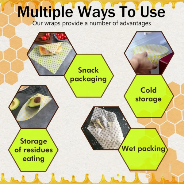 S84d9b2ccbbd646efa3ec079cfcaa9b7a6.webp Reusable Beeswax Food Wrap Roll
