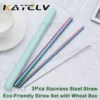 Stainless Steel Reusable Straw Set