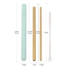 Stainless Steel Reusable Straw Set