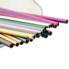 Black Stainless Steel Reusable Straw Set