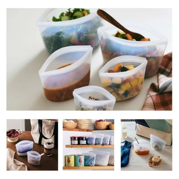 Leakproof Silicone Food Storage Bag