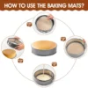 Round Non-Stick Silicone Baking Mat