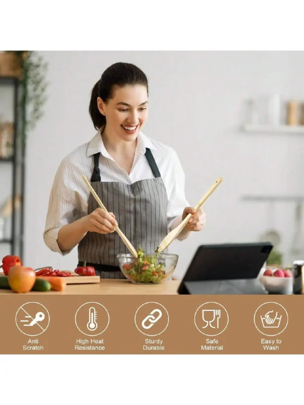 Natural Bamboo Utensil Set — 6 Piece