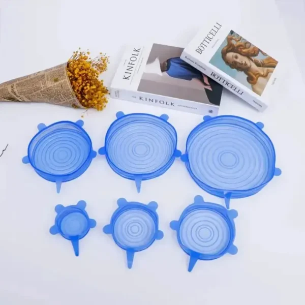 Silicone Stretch Bowl Lids — 6 Piece