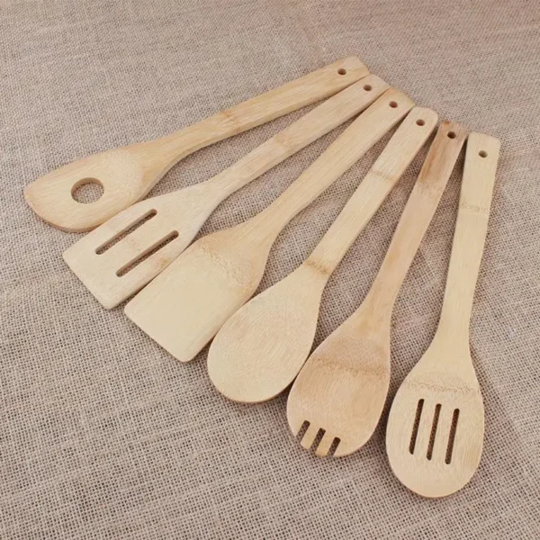 Bamboo Wooden Cooking Utensil Set