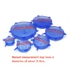 Reusable Silicone Stretch Lids — 6 Pack