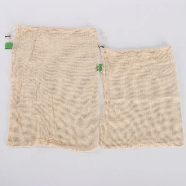 Reusable Cotton Mesh Produce Bags