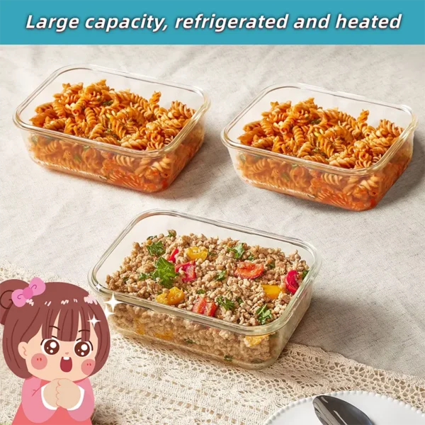 Sdb82407021ea42c58fbddee8bc71a685Y.webp Glass Meal Prep Containers — Set