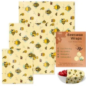 Reusable Beeswax Food Wrap Roll