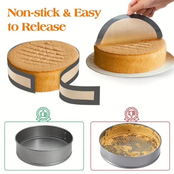 Round Non-Stick Silicone Baking Mat