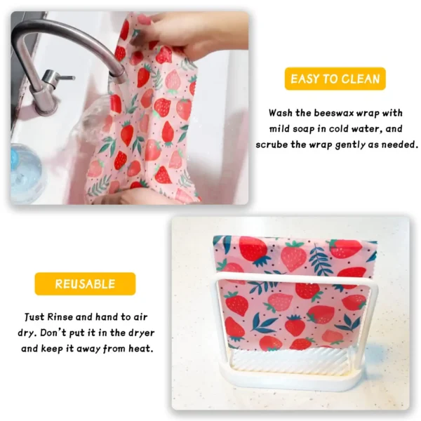 Zero-Waste Beeswax Food Wraps