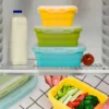 Collapsible Silicone Food Containers — 3 Pack