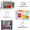 Collapsible Silicone Food Container with Lid