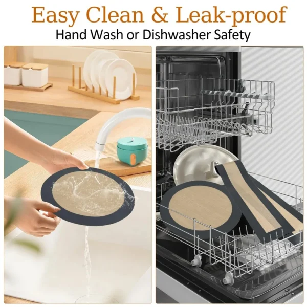 Round Non-Stick Silicone Baking Mat