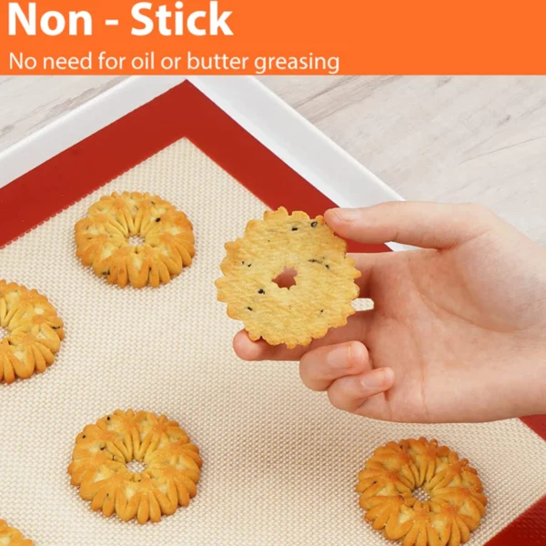 Non-Stick Silicone Baking Mats — Set of 2
