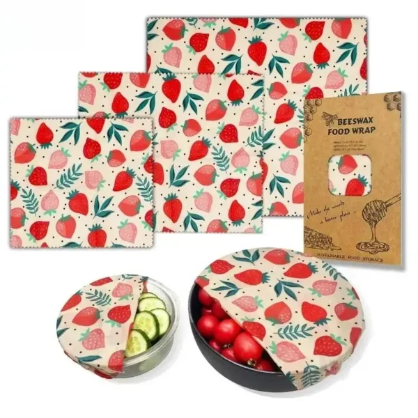 Beeswax Food Wraps — Assorted Sizes